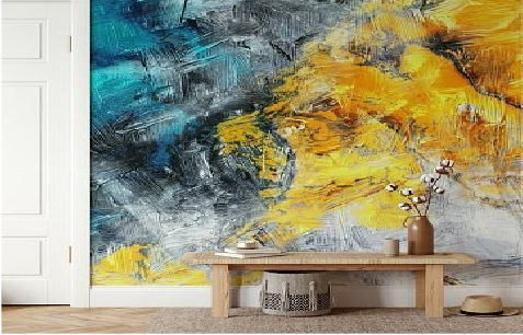 沿河墙面油画如何保养？