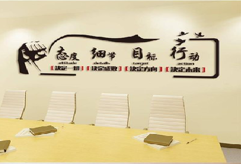 沿河企业文化墙主要展示什么？