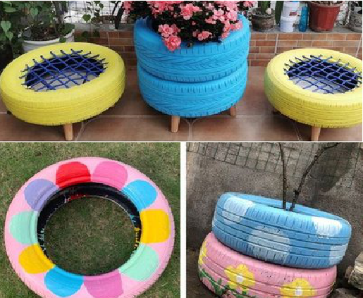 沿河墙体彩绘-变废为宝