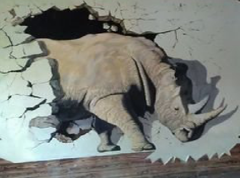 沿河在墙绘中，如何绘制3D效果？