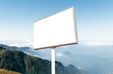 沿河户外广告变革的趋势。