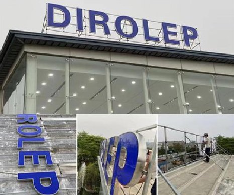 沿河楼顶发光字安装的注意事项。